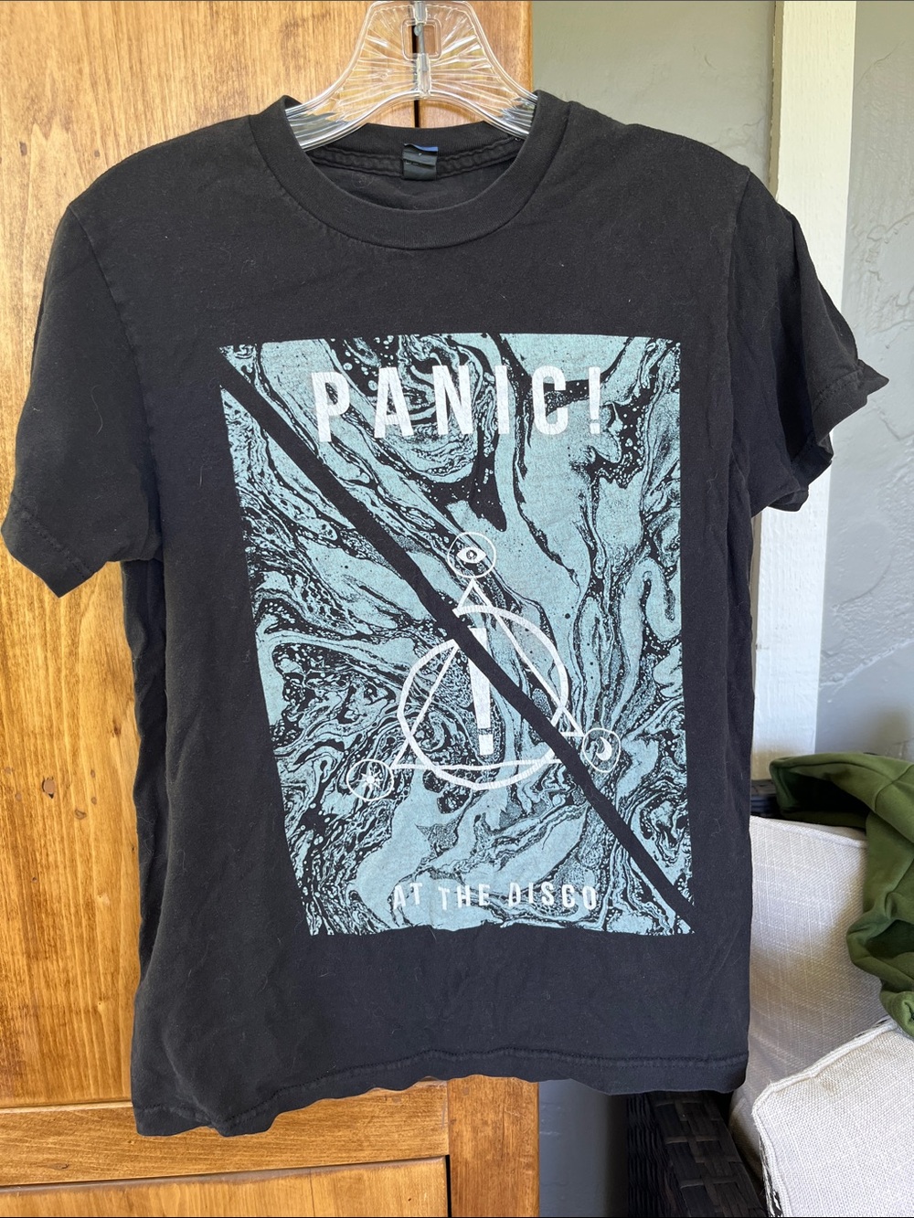 Panic At The Disco Black Graphic Tee size small